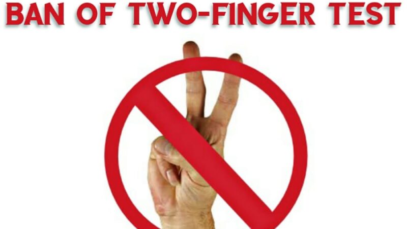 ‘Horrendous’ two-finger test on rape victims banned