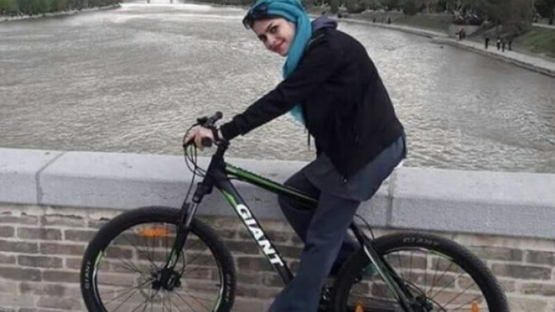 Women refuse to ditch their bikes in protest against fatwa on cycling.
