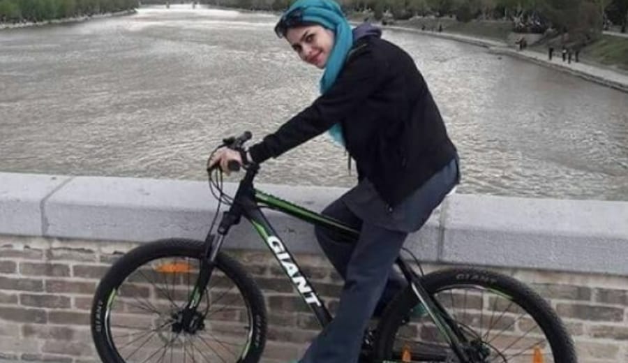 Women refuse to ditch their bikes in protest against fatwa on cycling.