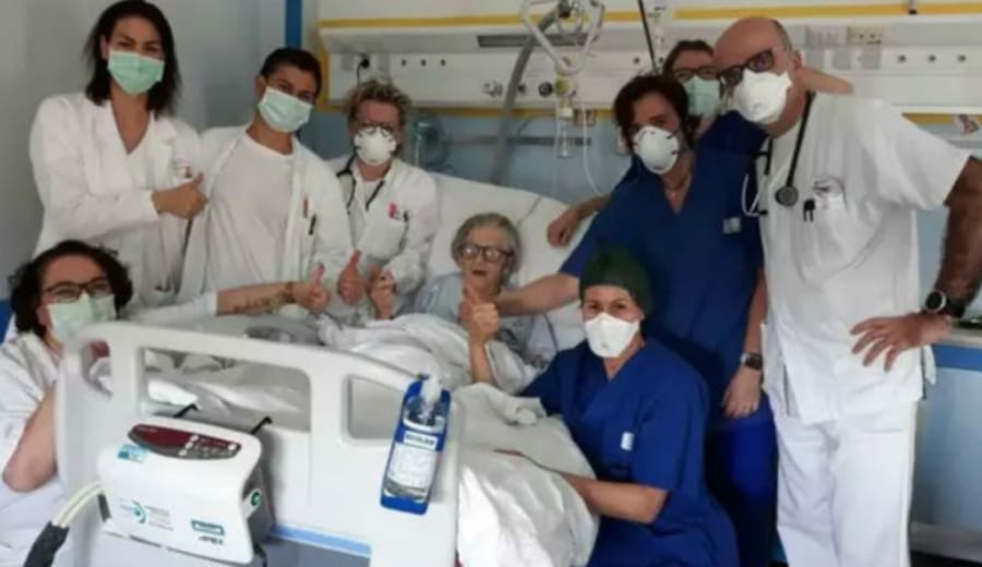 95-Year-Old Woman Is The Oldest Person To Recover From Coronavirus In Italy